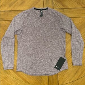 NWT LULULEMON LICENSE TO TRAIN LONG SLEEVE HEATHERED PLUM M